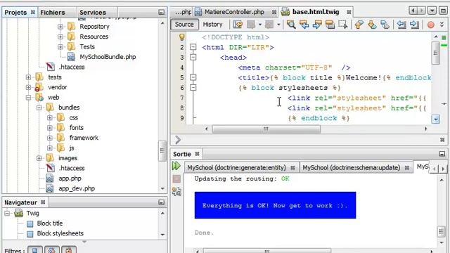 gen crud et intégration bootstrap