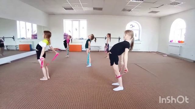 Тренировка с резиной. Гибкая спина.
