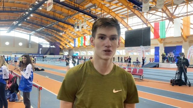 Данилов Никита - чемпион Беларуси в помещении в прыжке в высоту - 2.23