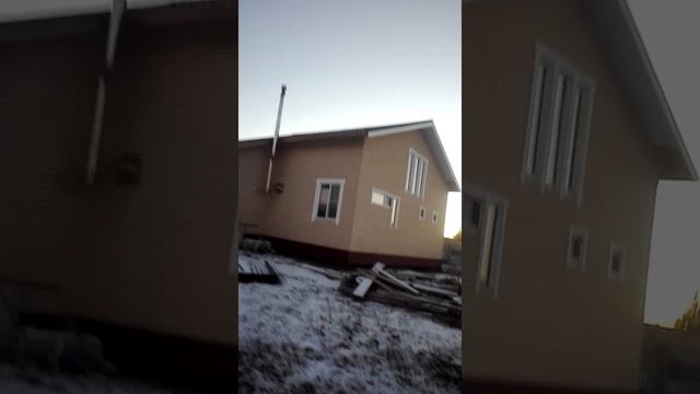Монтаж фасада домика из СИП панелей термопанелью "ТеплоФасад"