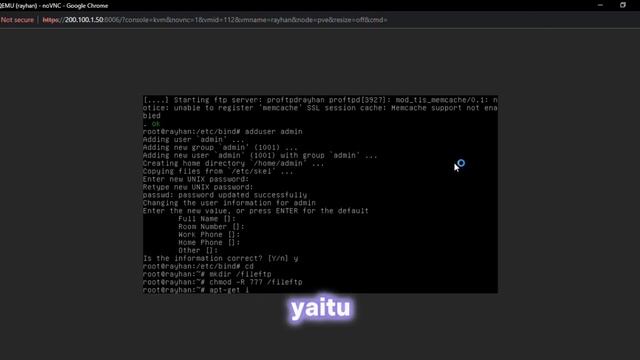 KONFIGURASI SHARED HOSTING DI PROXMOX (DNS,FTP,WEB,DATABASE)