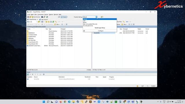 WinSCP set times Operation not permitted Error Message