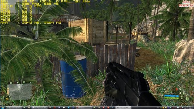 Crysis 1 запуск на слабом компьютере (ОЗУ 4 ГБ, GeForce GT 630 1 ГБ)