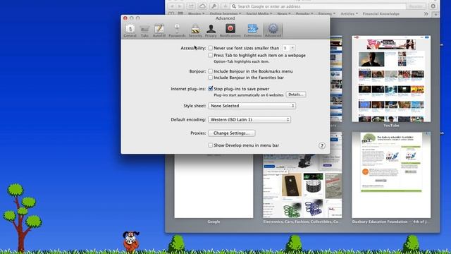How to increase font size on a mac in safari