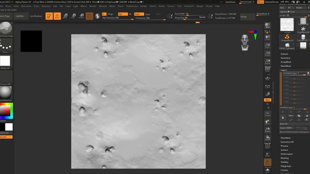 05 - Zbrush For Environment Artists - Plaster Wall Example