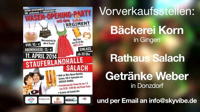 Wasen Opening Party Salach 2014