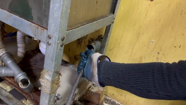 Прочистка раковины на кухне механическим способом 100% чистота, 0% беспокойств   #45