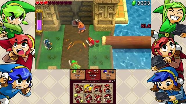 The Legend of Zelda: Tri Force Heroes Moblin Base Gameplay 60fps