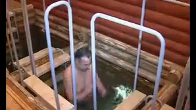 Освещение купели у "Соловьевой переправы" Кардымовский район Смоленской области