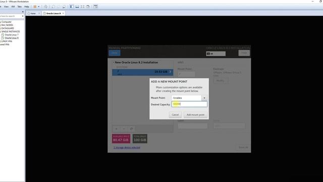 INSTALL ORACLE LINUX 8.2 USING VMWARE WORKSTATION (LATEST 2020)