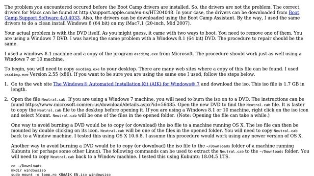 Apple: "Select CD-ROM Boot Type:" error during Windows install (3 Solutions!!)