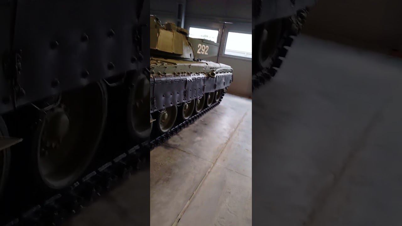 Танк объект 292, с мощной 152-мм пушкой из коллекции танкового музея в Кубинке. #shorts  #tank