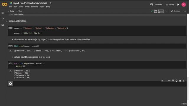 23. Zipping Iterables