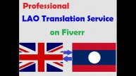 I will translate anything english to lao