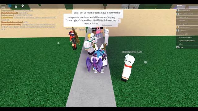 I met the KKK on roblox...