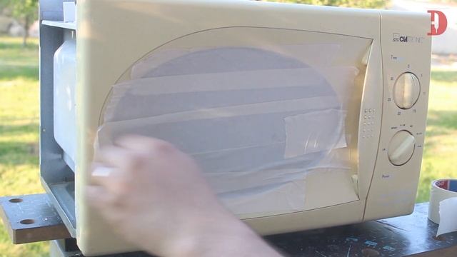 Microwave oven sparking when heating -  microwave oven waveguide cover easy fix