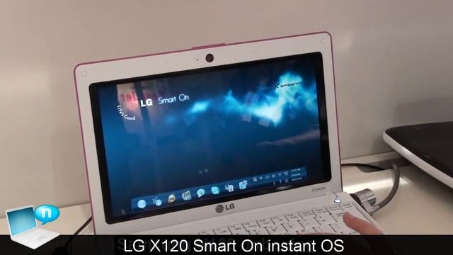 LG X120 netbook Smart On - Splashtop OS