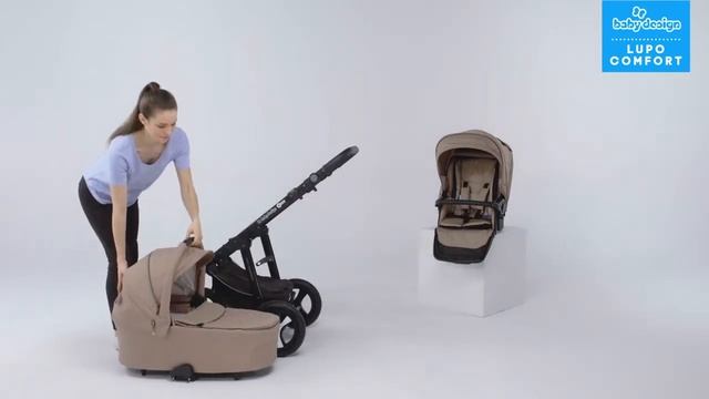 Carucior Multifunctional 2 In 1 Baby Design Lupo Comfort 2017