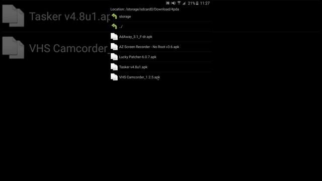 Как запустить VHS Camcorder на Android [root]