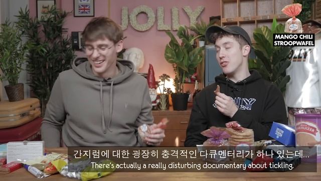 British Guys Try DUTCH SNACKS!! ?? (they have the BEST names ?)