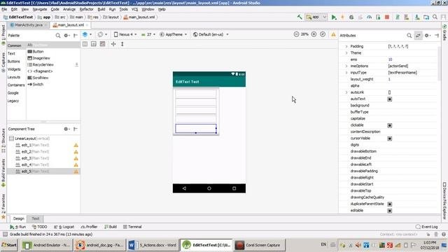 19. Simple Android Apps - EditText Basics