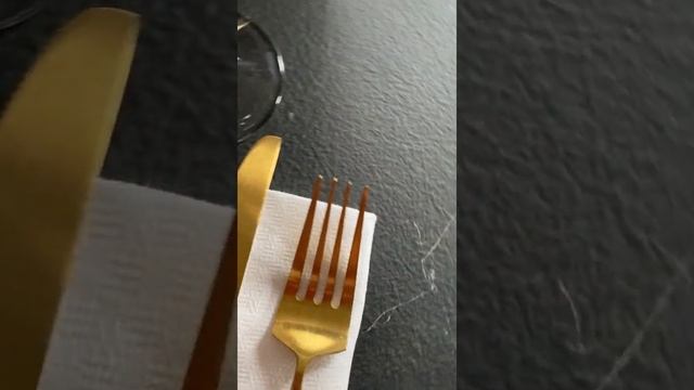 Золотые столовые приборы аристократ