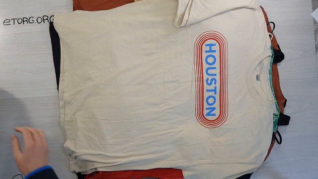 R7 08025 Mixed T-Shirts Cream  (Футболки м/ж )№3 8,25 кг 12,99 за кг 54 ед
