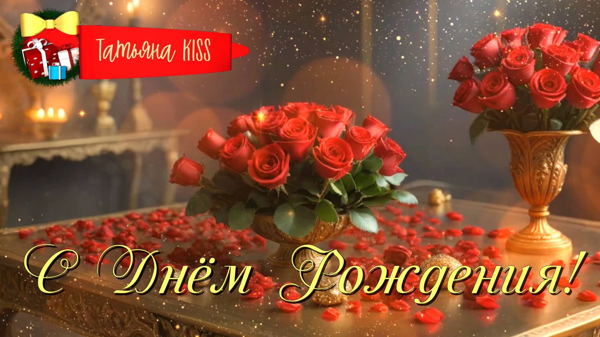 С Днём Рождения!🎁Красивое Поздравление для Девушки🥰