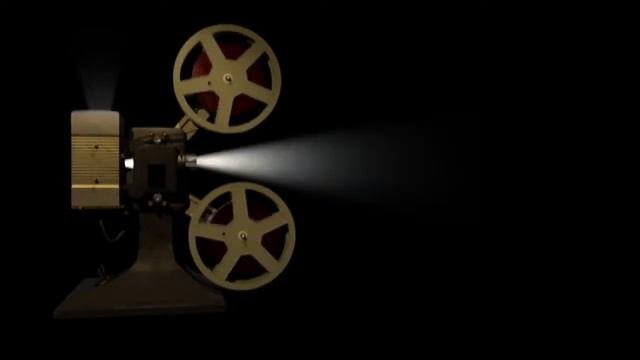 Футаж Кинопроектор кинокамера ретро