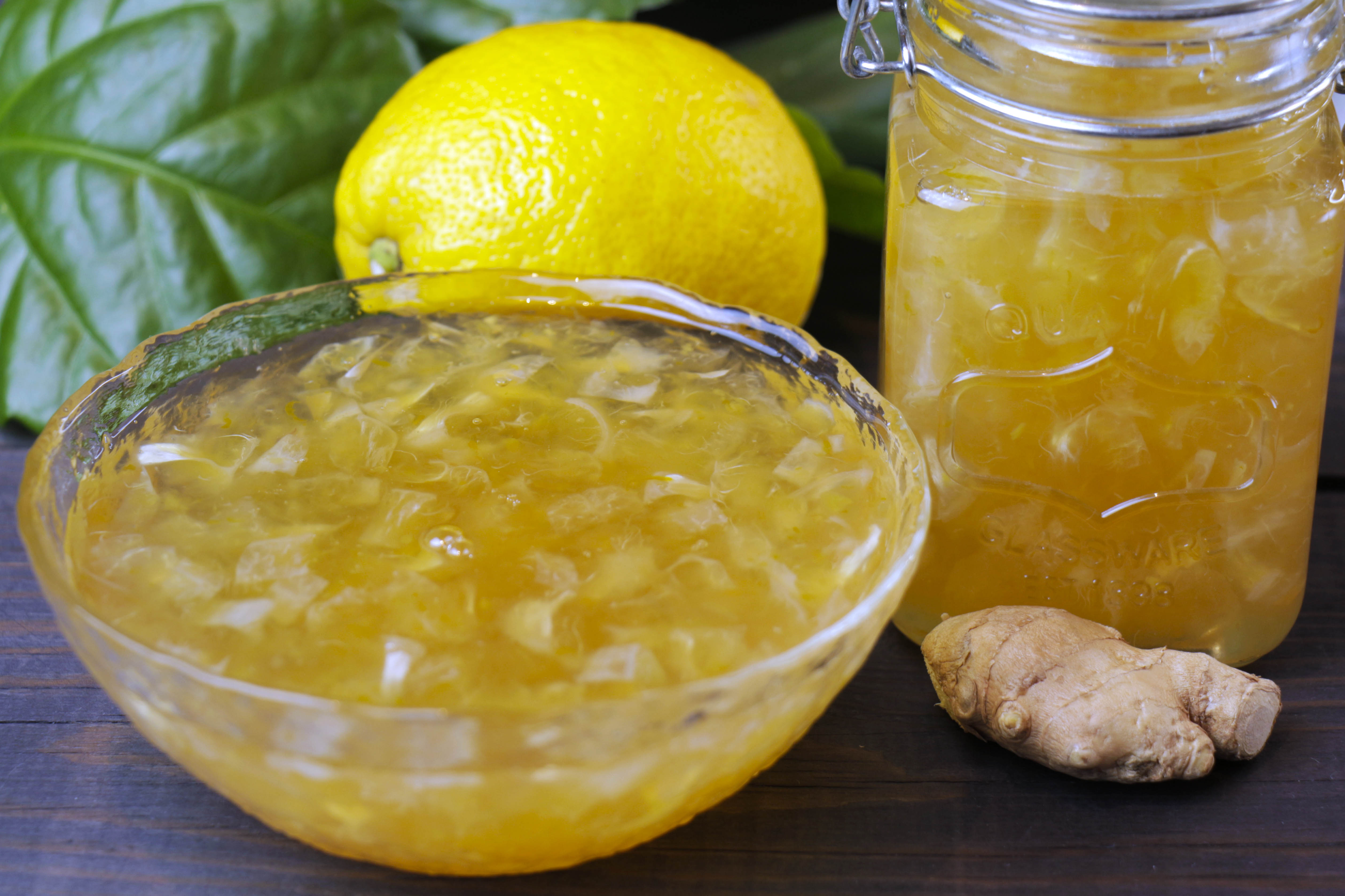 Варенье лимон с имбирем