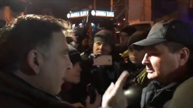 Пьяный начальник полиции на Крещатике