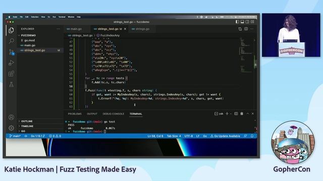 GopherCon 2022: Katie Hockman - Fuzz Testing Made Easy