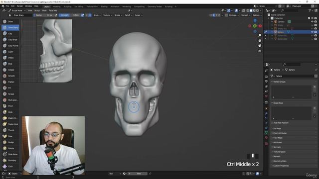 5. Sculpting Skull Level 3