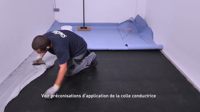 Pose collée Rouleaux dissipateurs – Principe de mise en œuvre