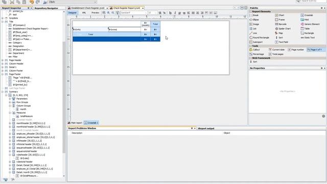 Column Grand Total in Cross Tab using iReport | Jasper Report