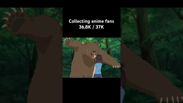 The bear got scared - moment from Kobayashi-san Chi no Maid Dragon #anime