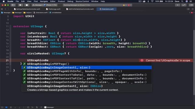 iOS 14 Chat tutorial, part 28 of 30