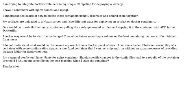 DevOps & SysAdmins: docker containers in a CI pipeline process (2 Solutions!!)