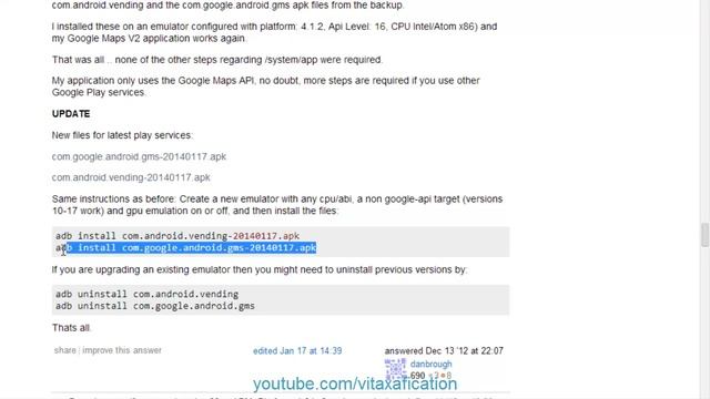 Подключение Google Play services в Eclipse. Установка Google Play apps на эмулятор Genymotion
