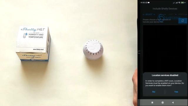 Как подключить датчик Shelly H&T