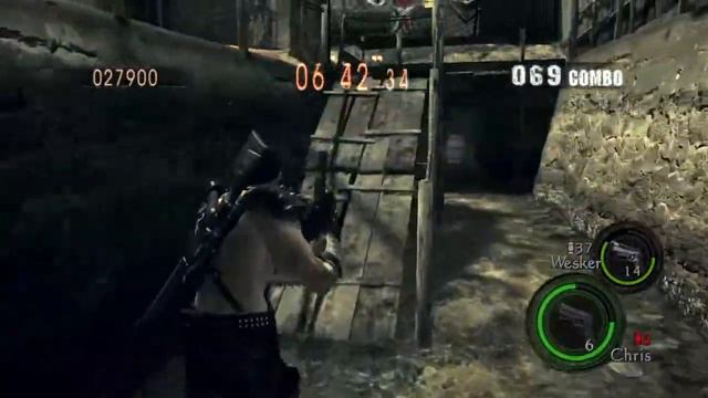 RESIDENT EVIL 5 The Mercenaries ( PS4 ) with good player