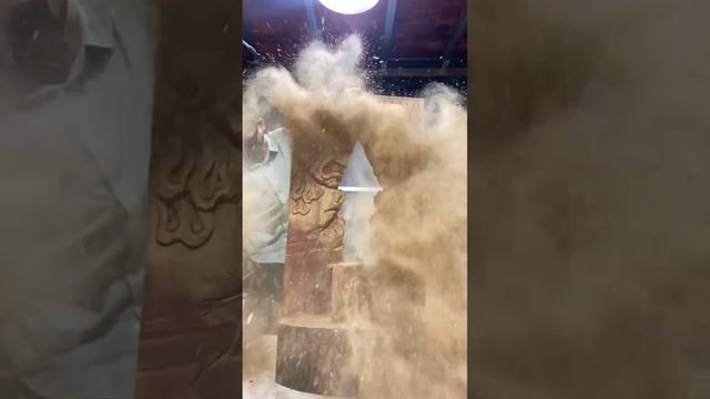 #wood carving craft #craftsmanship #root carving art #Intangible Cultural Heritage