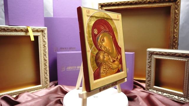 Рукописная икона "Богоматерь Корсунская"