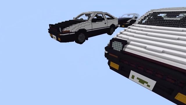 Minecraft INITIAL D TOYOTA AE86 ( ALL ITERRATIONS )