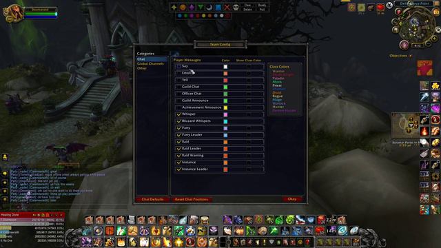 World of Warcraft: How to setup your chat