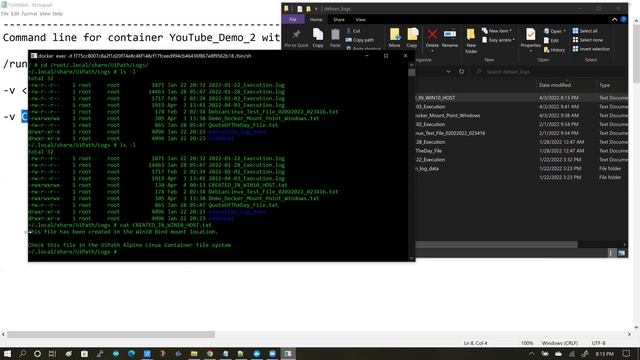 UiPath Linux Robots #4: Save UiPath Robot Logs w/Docker Bind Mounts | Tutorial