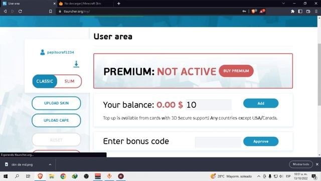 Como Cambiar tu skin de Minecraft con Tlauncher 2022