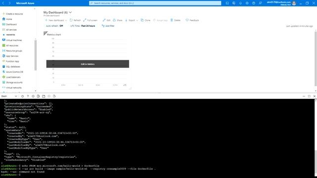 Module 5   Build and run an image to ACR by using Azure CLI