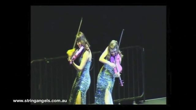 String Angels Electric Violin Trio perform Bach's Toccata and Fugue