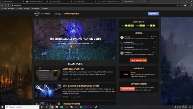 It's Finally Here - ESO University Website! | The Elder Scrolls Online